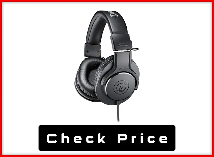 Audio Technica ATH M20X Professional Studio Monitor Headphones