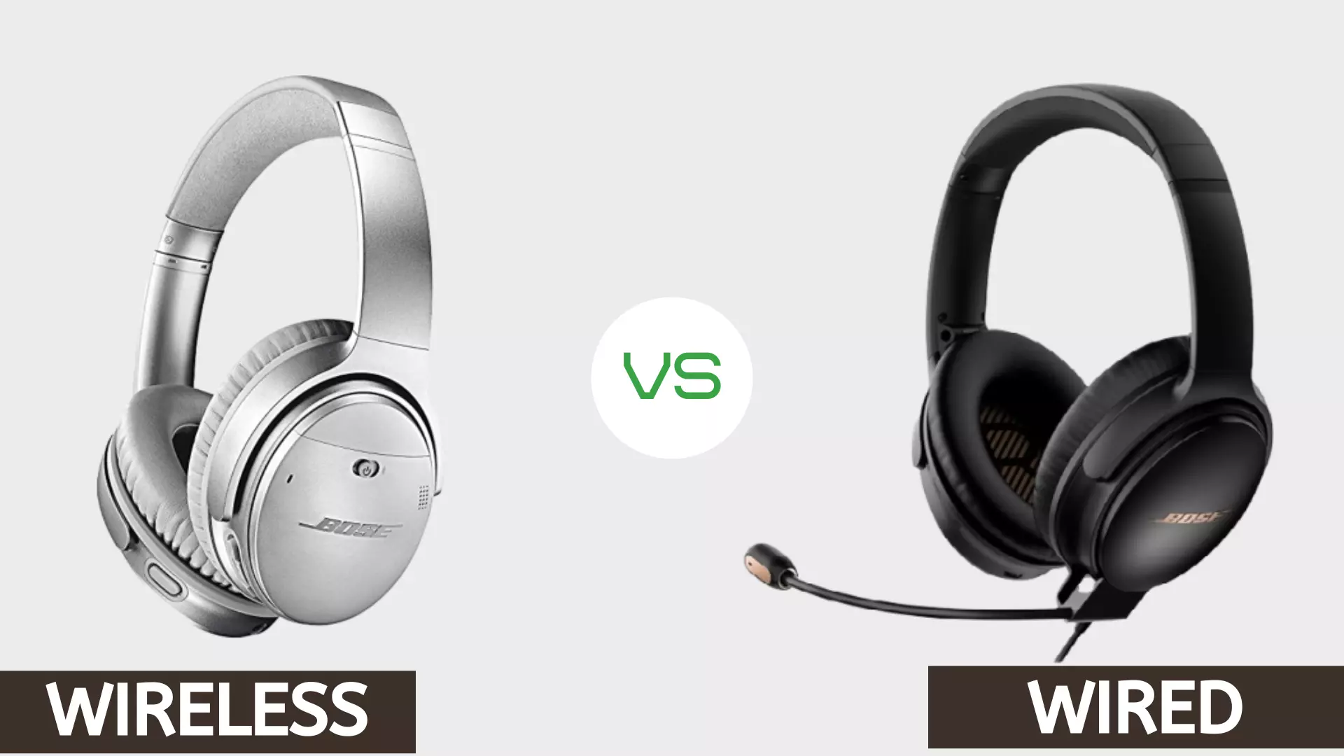 Wireless Or Wired Bose Headphones