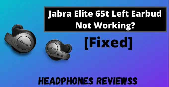 Jabra Elite 65t Left Earbud